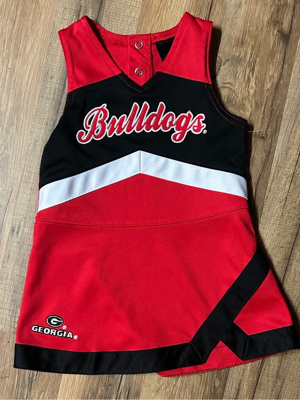 UGA Georgia Bulldogs Infant  Toddler Cheerleader Outfit 18 Months
